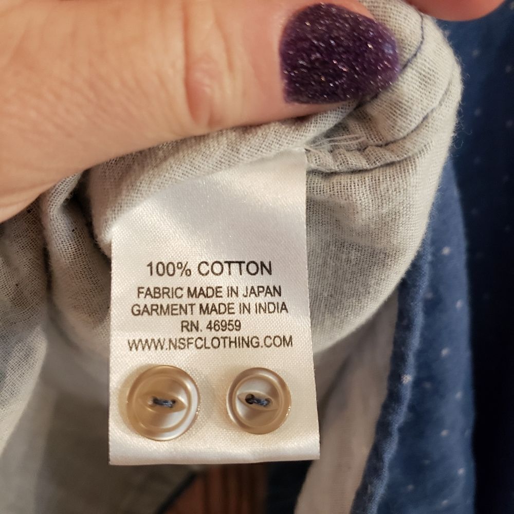 NSF Button Down Shirt - Picture 6 of 7